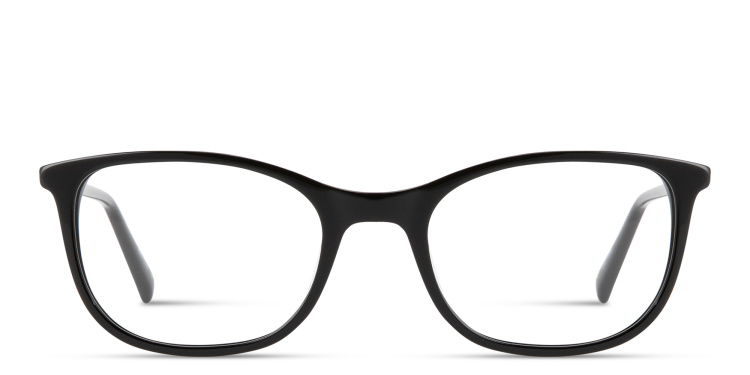 Shop EYE'M Logo Signature Cat-Eye Eyeglasses in Black online.