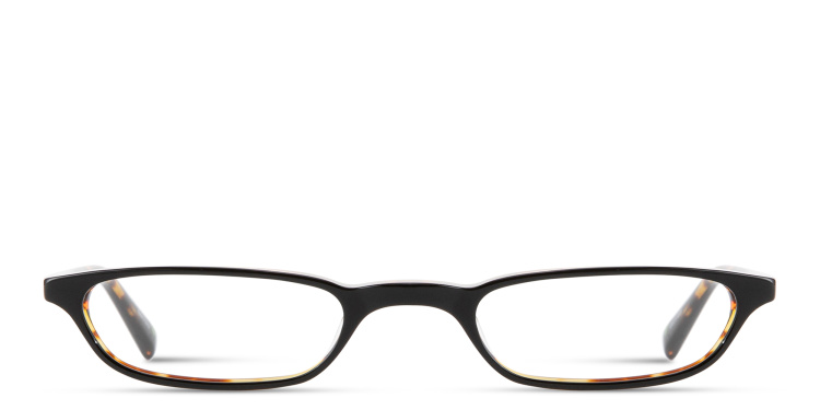 Shop EYE'M Logo Signature Unisex Rectangle Eyeglasses in Havana online.