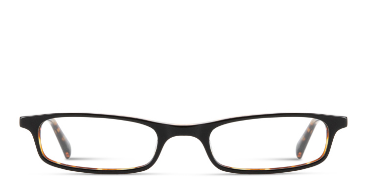 Shop EYE'M Logo Signature Unisex Rectangle Eyeglasses in Havana online.