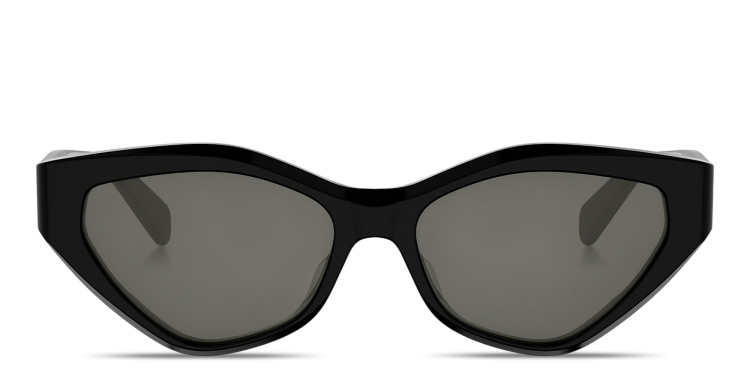 Shop CELINE Triomphe Cat-Eye Sunglasses in Black online.