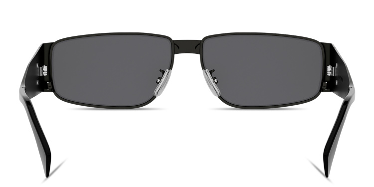 تسوق نظارات شمسية مستطيلة بشعار تريومف المعدني سيلين بلون رصاصي أونلاين.