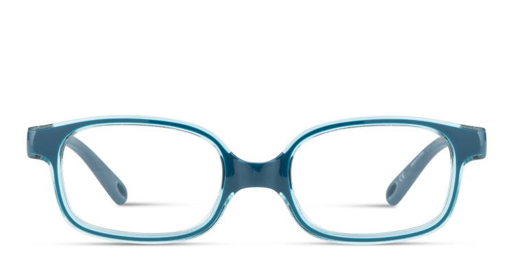 Shop SPIN ON8 Kids Rectangle Eyeglasses in Blue online.