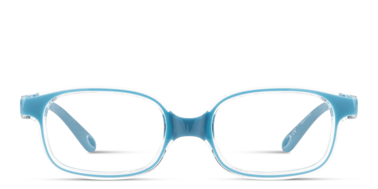 Shop SPIN ON8 Kids Rectangle Eyeglasses in Blue online.