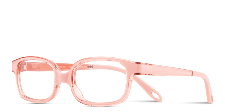 Shop SPIN ON8 Kids Rectangle Eyeglasses in Pink online.