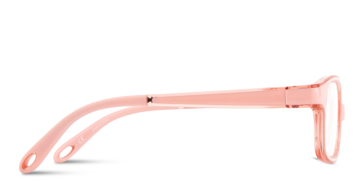 Shop SPIN ON8 Kids Rectangle Eyeglasses in Pink online.