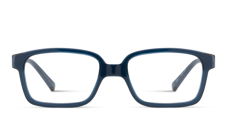 Shop SPIN ON8 Kids Rectangle Eyeglasses in Blue online.