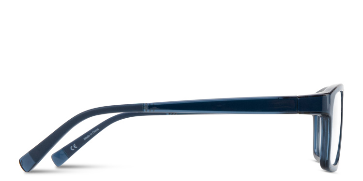 Shop SPIN ON8 Kids Rectangle Eyeglasses in Blue online.