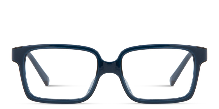 Shop SPIN ON8 Kids Rectangle Eyeglasses in Blue online.