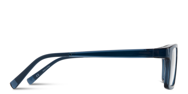Shop SPIN ON8 Kids Rectangle Eyeglasses in Blue online.