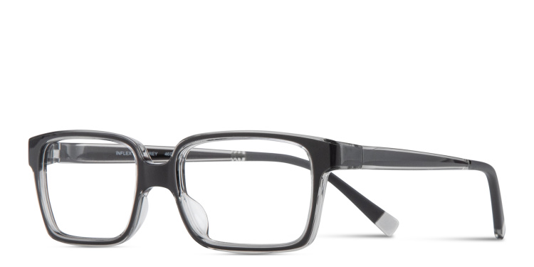 Shop SPIN ON8 Kids Rectangle Eyeglasses in Grey online.