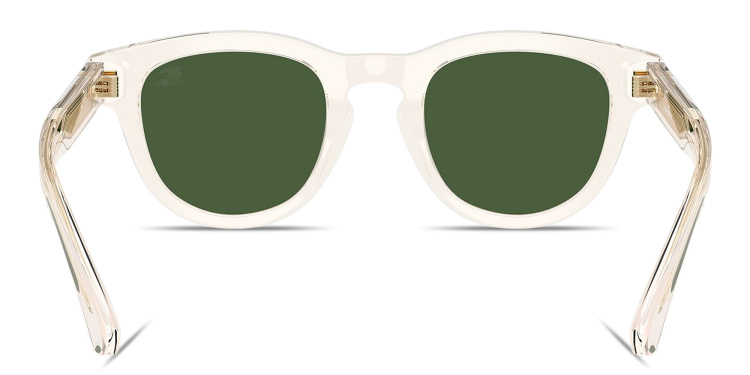 تسوق نظارات شمسية طراز بانتوس بتوقيع العلامة بربري بلون أصفر أونلاين.