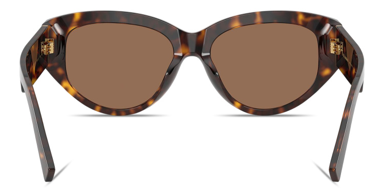 Shop Dolce & Gabbana DG Cat-Eye Sunglasses in Havana online.