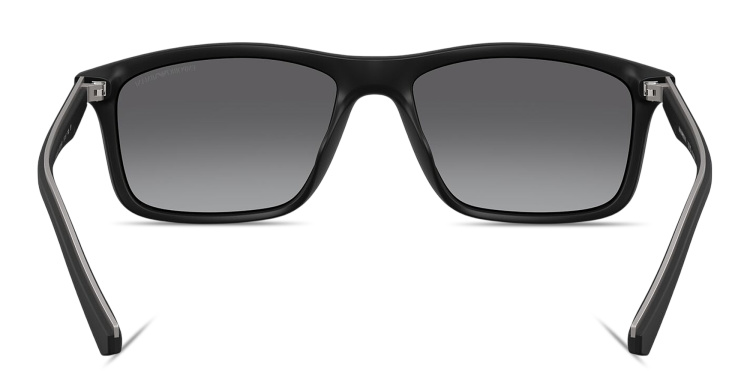 Shop Emporio Armani Eagle Logo Pillow Sunglasses in Black online.