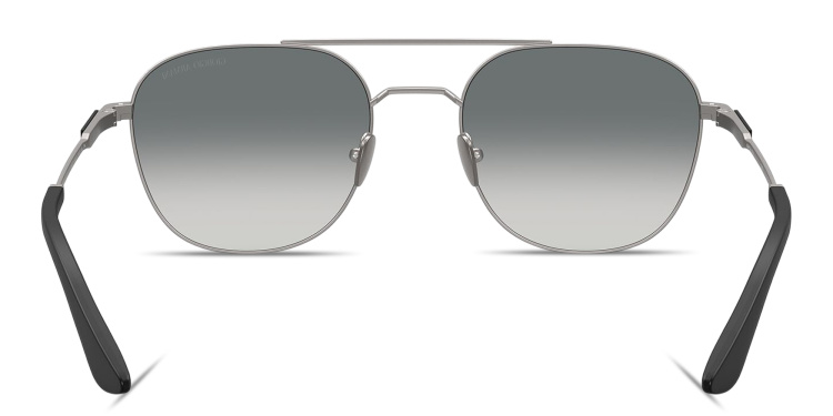 تسوق نظارات شمسية مربّعة بتوقيع العلامة جورجو أرماني بلون رصاصي أونلاين.