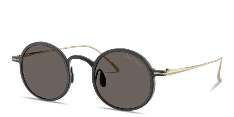 تسوق نظارات شمسية طراز بانتوس بشعار العلامة جورجو أرماني بلون أسود أونلاين.