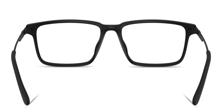 تسوق نظارات طبية مستطيلة واسعة بشعار النسر امبوريو أرماني بلون أسود أونلاين.