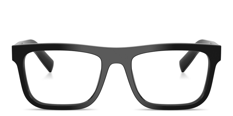 تسوق نظارات طبية طراز بيلو بتوقيع العلامة برادا بلون أسود أونلاين.