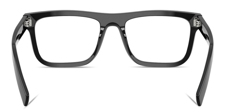 تسوق نظارات طبية طراز بيلو بتوقيع العلامة برادا بلون أسود أونلاين.