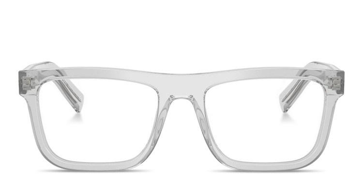 تسوق نظارات طبية طراز بيلو بتوقيع العلامة برادا بلون رمادي أونلاين.