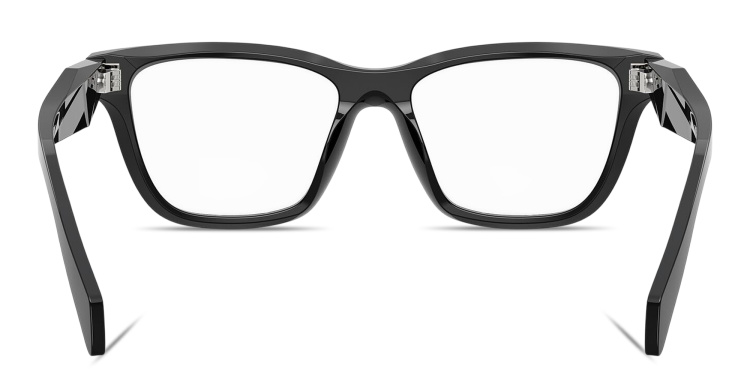 تسوق نظارات طبية طراز بترفلاي بتوقيع العلامة برادا بلون أسود أونلاين.