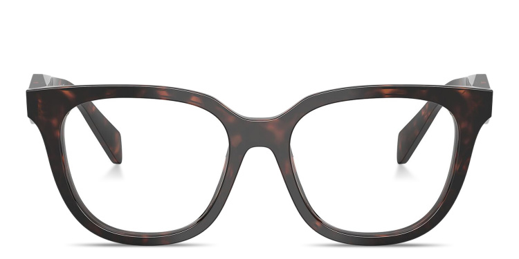 تسوق نظارات طبية طراز بترفلاي بتوقيع العلامة برادا بلون تورتويز أونلاين.