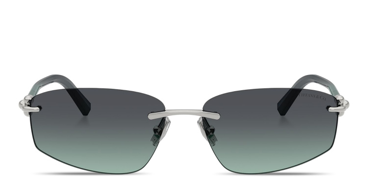 تسوق نظارات شمسية تيفاني هاردوير غير منتظمة بدون إطار للجنسين تيفاني أند كو بلون فضي أونلاين.