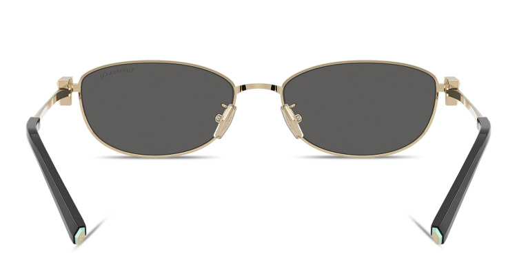 Shop TIFFANY Tiffany T Unisex Oval Sunglasses in Gold online.