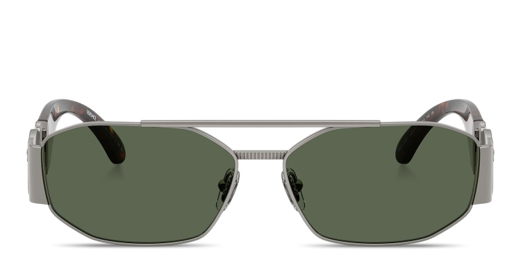 تسوق نظارات شمسية ميدوسا بإطار غير منتظم فيرزاتشي بلون رصاصي أونلاين.