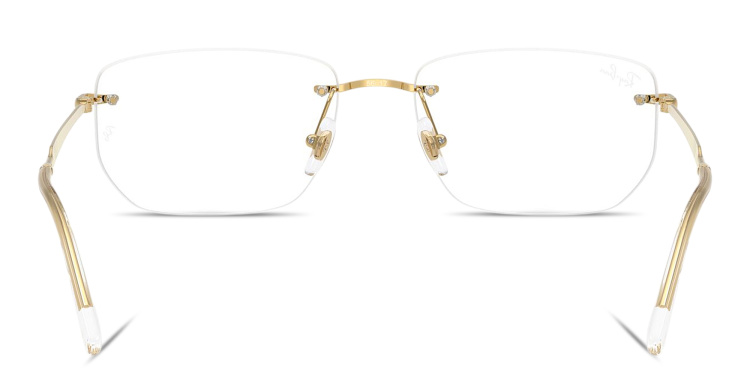 تسوق نظارات طبية أوبتيكس غير منتظمة بدون إطار للجنسين راي بان بلون أسود أونلاين.