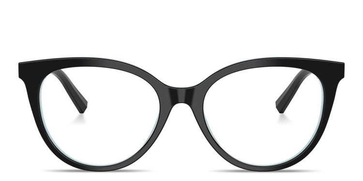 Shop TIFFANY Tiffany T Cat-Eye Eyeglasses in Black online.
