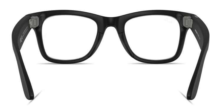 تسوق نظارات شمسية ميتا وايفارير ترانزشنز بإطار مربّع للجنسين راي بان بلون أسود أونلاين.