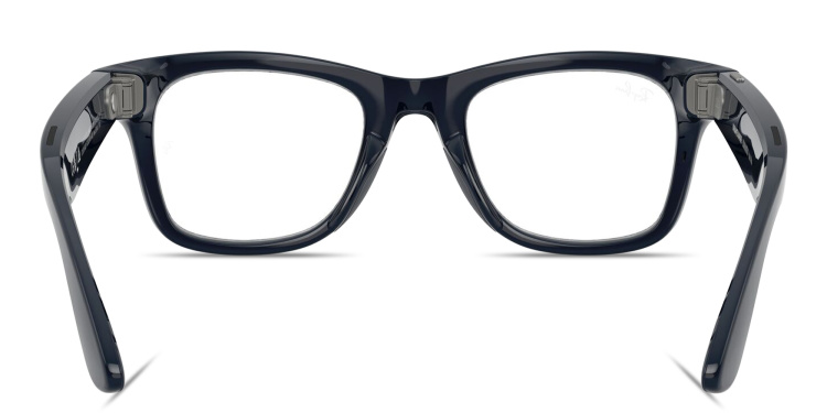 تسوق نظارات شمسية ميتا وايفارير ترانزشنز بإطار مربّع للجنسين راي بان بلون أزرق أونلاين.