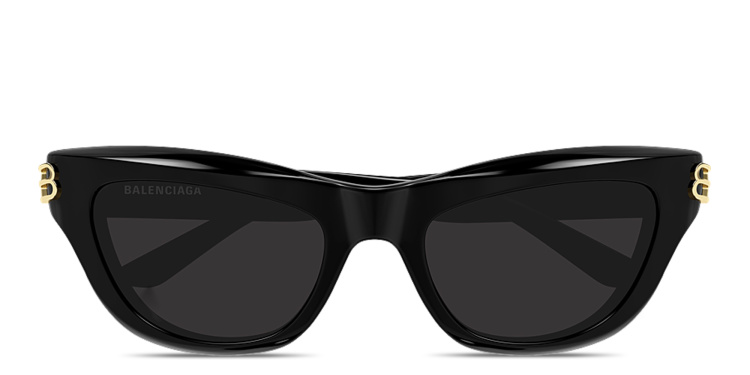 تسوق نظارات شمسية طراز كات آي بشعار بي بي بالينسياغا بلون أسود أونلاين.