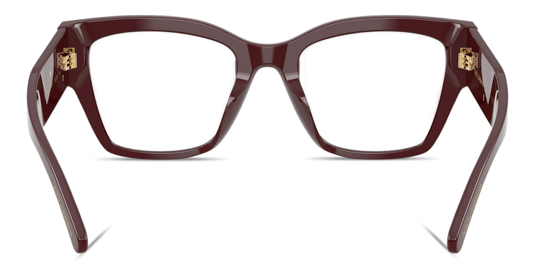 تسوق نظارات طبية طراز بترفلاي بشعار النحلة دولتشي آند غابانا بلون أحمر أونلاين.