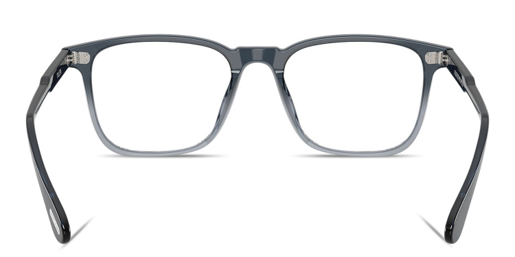 Shop OLIVER PEOPLES Tillen Unisex Rectangle Eyeglasses in Blue online.