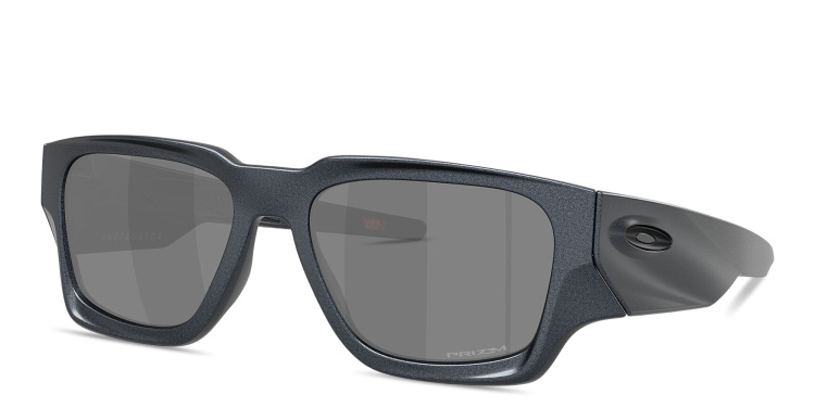 Shop Oakley Instagator Rectangle Sunglasses in Blue online.