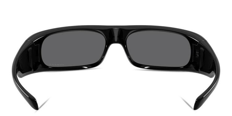 Shop Oakley Highland Unisex Rectangle Sunglasses in Black online.
