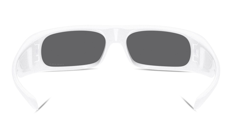 Shop Oakley Highland Unisex Rectangle Sunglasses in White online.