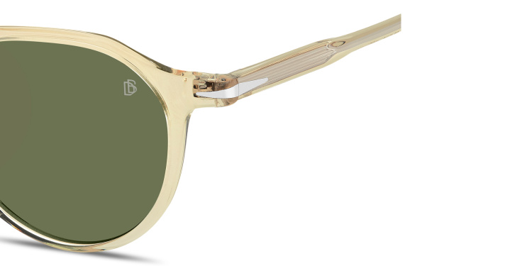 تسوق نظارات شمسية طراز بانتوس بشعار العلامة ديفيد بيكهام بلون أصفر أونلاين.