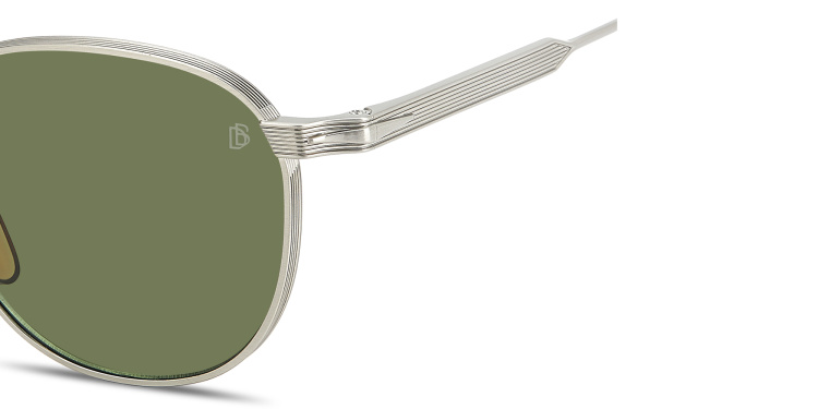 Shop DAVID BECKHAM Talisman Panthos Sunglasses in Silver online.