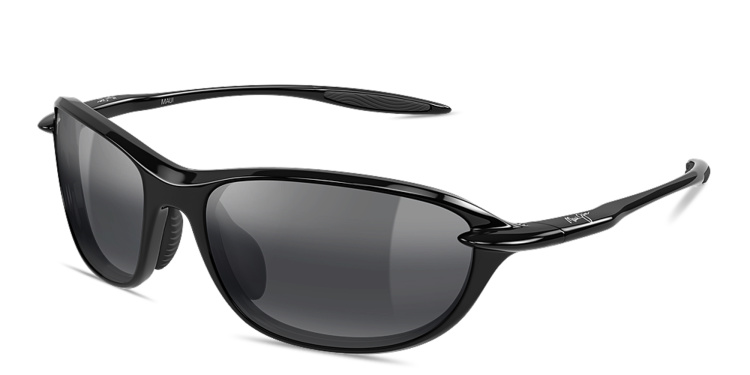 Shop Maui Jim HO’OKIPA ULTRA R-XS Unisex Panthos Sunglasses in Black online.