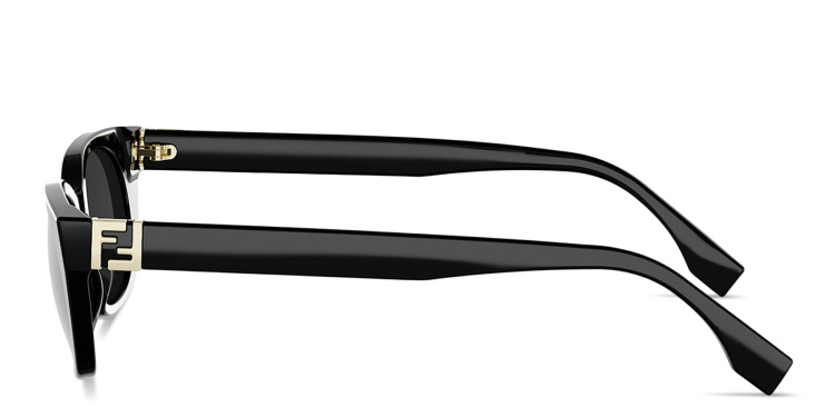 Shop FENDI Forever Fendi Cat-Eye Sunglasses in Black online.