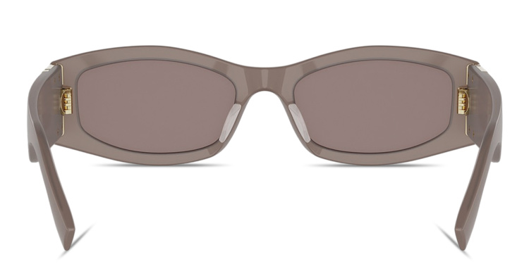 Shop FENDI Forever Fendi Rectangle Sunglasses in Brown online.