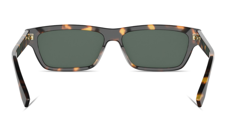 Shop FENDI FF Squared Cat-Eye Sunglasses in Havana online.