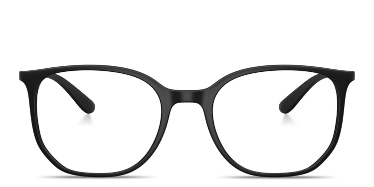 Shop Ray-Ban Elliot Optics Liteforce Unisex Irregular Eyeglasses in Black online.