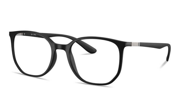 Shop Ray-Ban Elliot Optics Liteforce Unisex Irregular Eyeglasses in Black online.