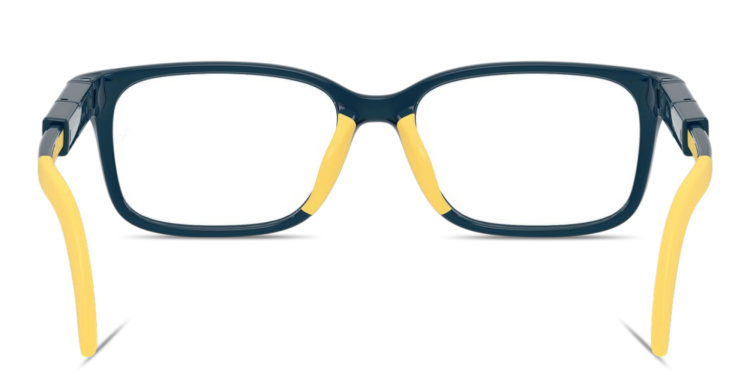 Shop Ray-Ban Optics Kids Panthos Eyeglasses in Blue online.