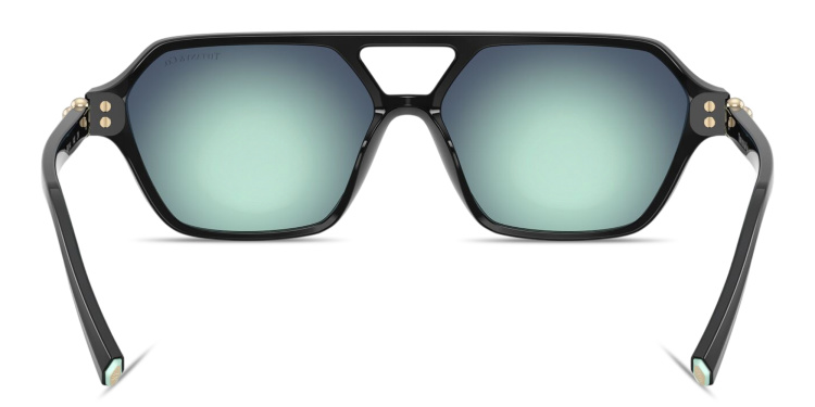 تسوق نظارات شمسية تيفاني هاردوير بإطار مربّع تيفاني أند كو بلون أسود أونلاين.