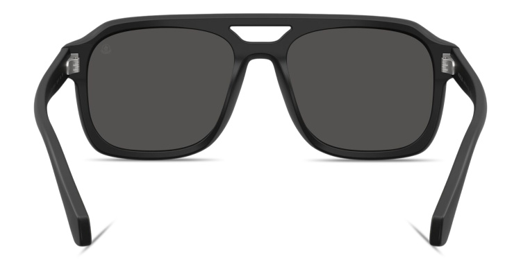 Shop Moncler Vantos Unisex Pillow Sunglasses in Black online.