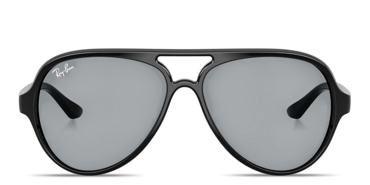 Shop Ray-Ban Cats 5000 Pilot Sunglasses in Black online.